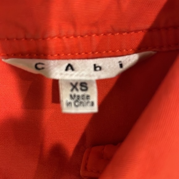Cabi Coral Ruffled Back Jacket Sz XS - Picture 3 of 5